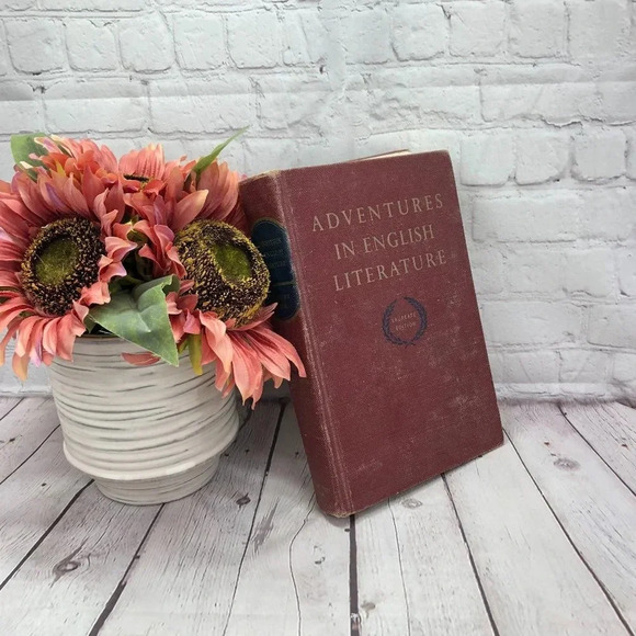 Vintage 1963 ADVENTURES IN ENGLISH LITERATURE textbook - Picture 1 of 10